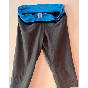 Champion Workout Pants Womens Medium Blue Black